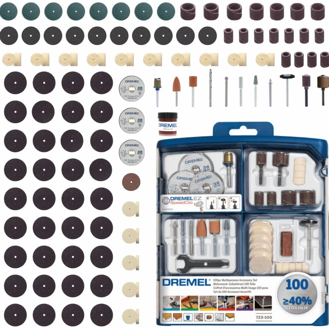 Dremel 723 uniwersalny 100-elementowy zestaw akcesoriów