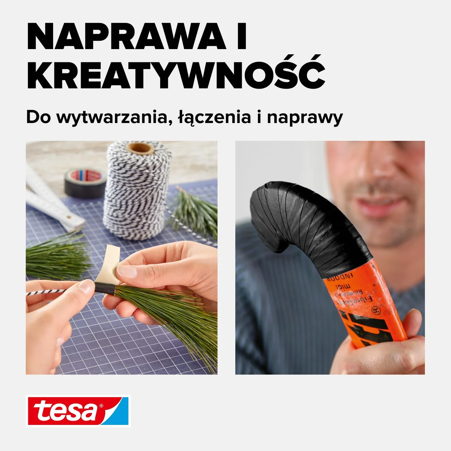 Tesa extra Power Perfect tkaninowa taśma klejąca do majsterkowania – samoprzylepna taśma wzmacniana tkaniną – szeroka gama zastosowań – 2,75 m x 38 mm, czarna