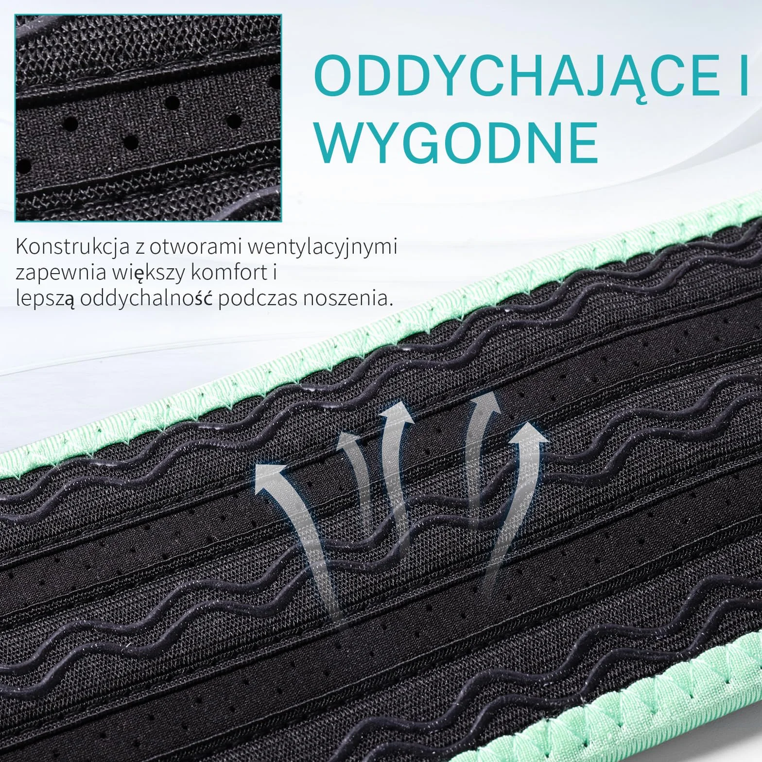 Pas biodrowy SI na rwę kulszową do stawu krzyżowo, Black
