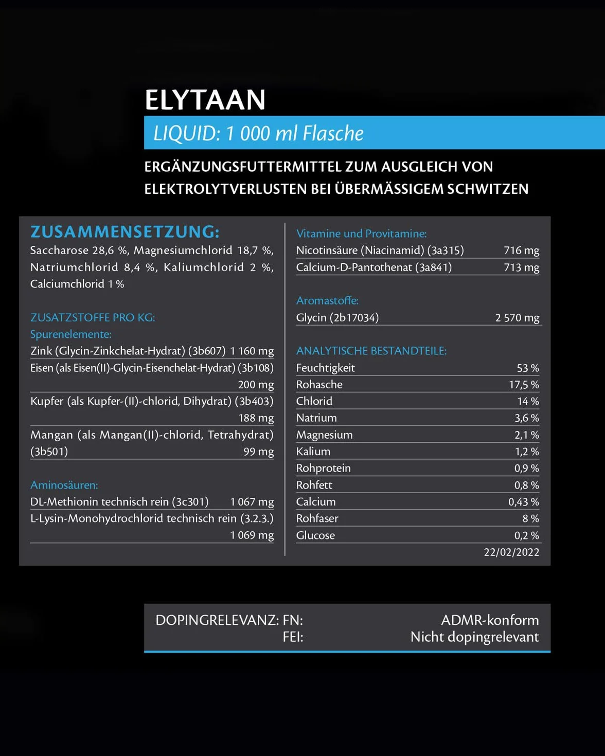 Vetoquinol Equistro Elytaan Płynna dieta uzupełniająca karma dla koni 1,27 kg