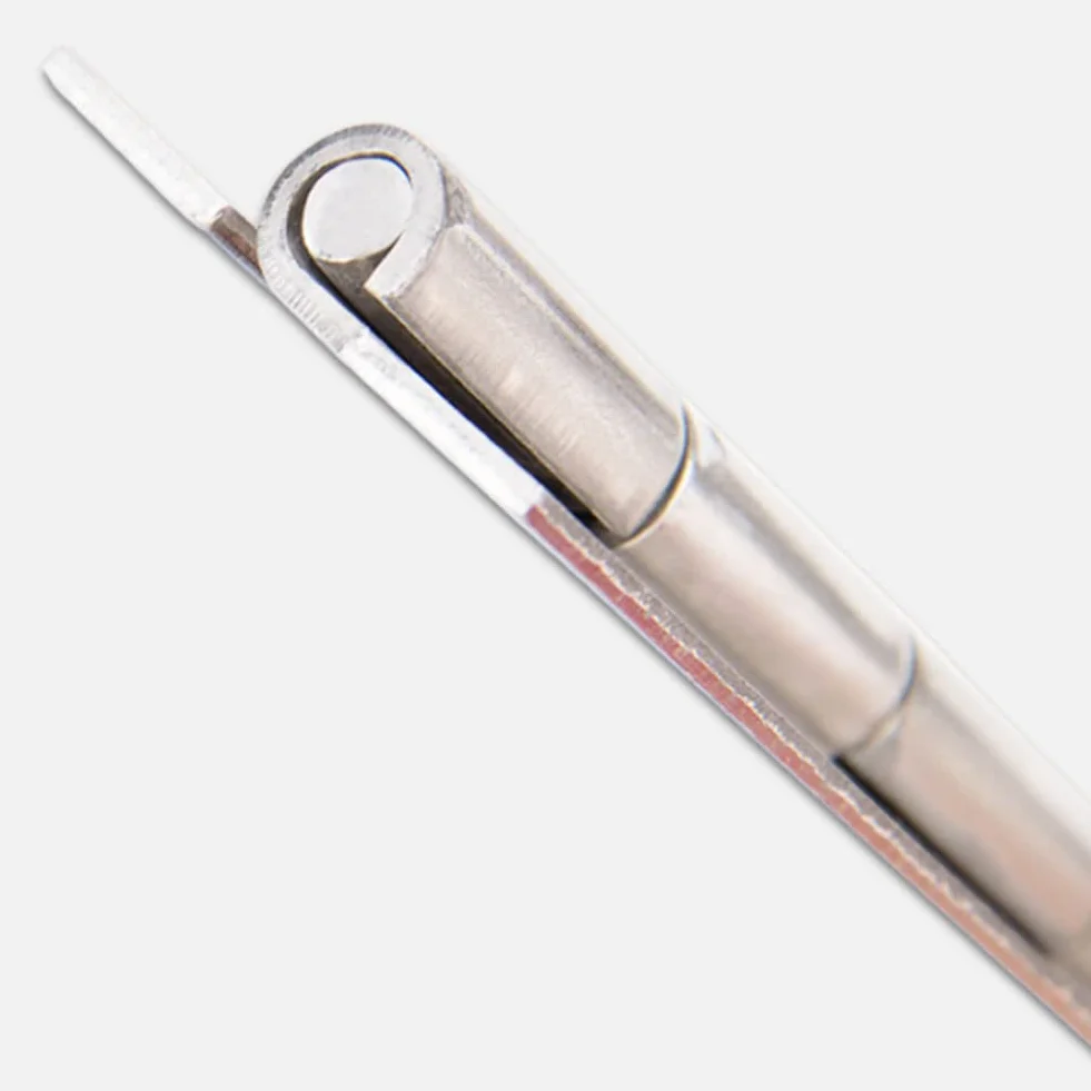 metalowy zawias fortepianowy, 600 x 38 x 1 mm, długi zawias ze stali nierdzewnej, otwierany pod kątem 270 stopni, wytrzymały zawias meblowy do fortepianu, szafek, drzwi, dużych okien, łodzi,
