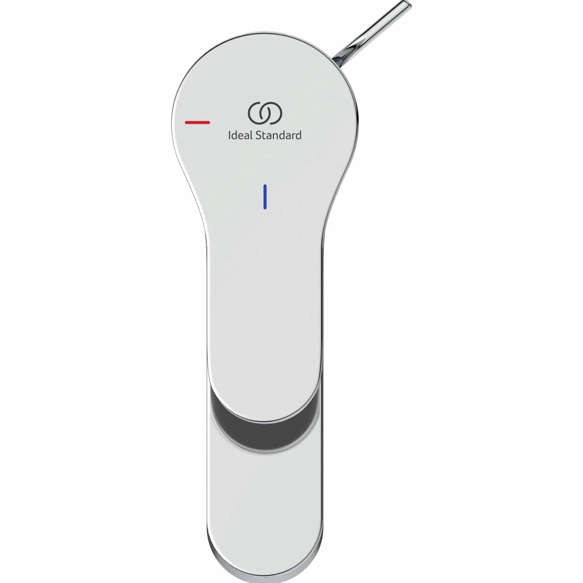 Ideal Standard - Cerabase, Mikser umywalkowy, Z technologią BlueStart®, Z prętem sterującym i wyładowczym 1-1/4", Chromowany