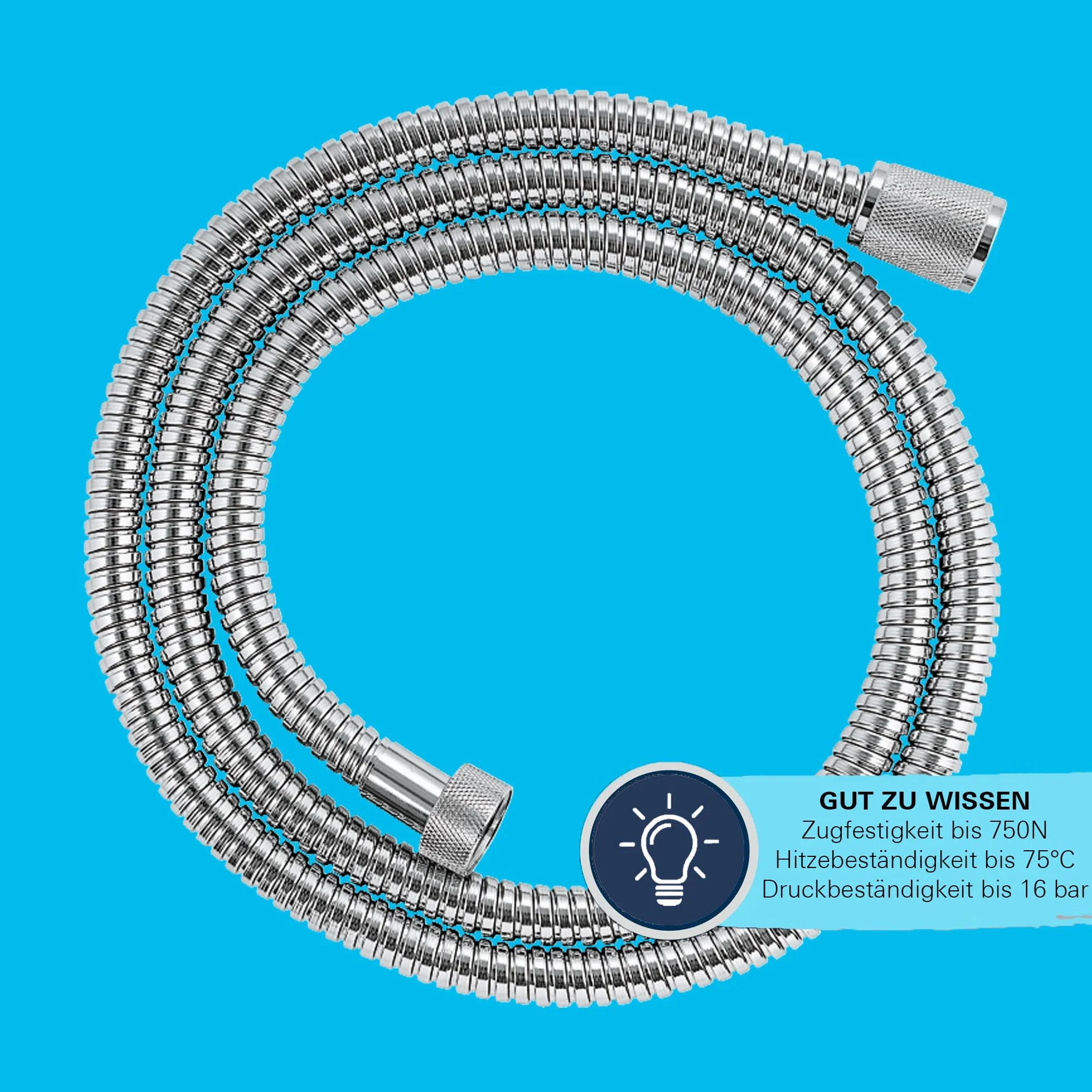 Grohe VitalioFlex Metal hose 2000mm