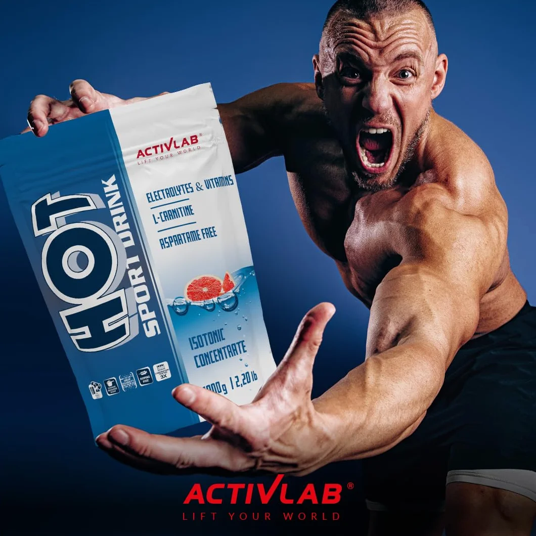 Activlab, Hot Sport drinki izotoniczne, grejpfrut, 1 opakowanie (1 x 1000 g)