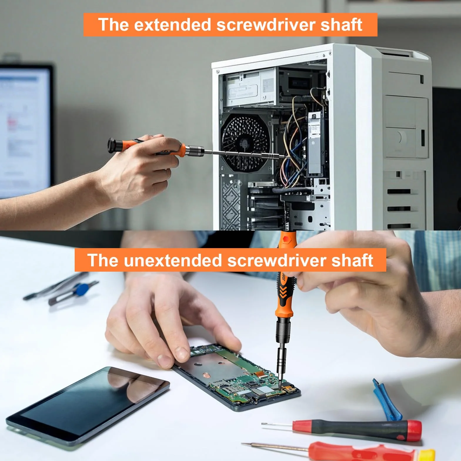 JOREST Zestaw wkrętaków precyzyjnych 117 w 1, profesjonalny zestaw do naprawy mini magnetycznych bitów torx, do PC, iPhone, laptopów, okularów, zegarów, przełączników, PS4, PS5, Xbox, elektroniki