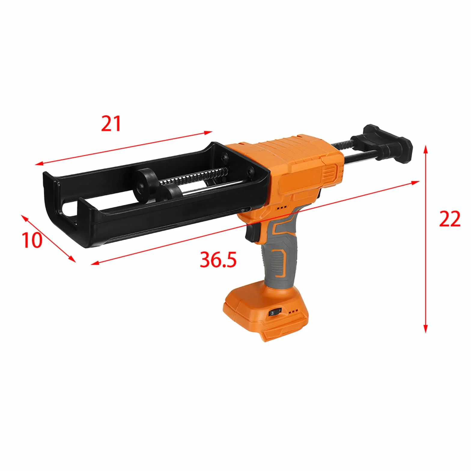 Elektryczny pistolet do uszczelniania paneli z podwójnym wkładem, 800 kg ± 50 kg Podwójny pistolet do aplikacji żywicy epoksydowej, do dekoracji wnętrz