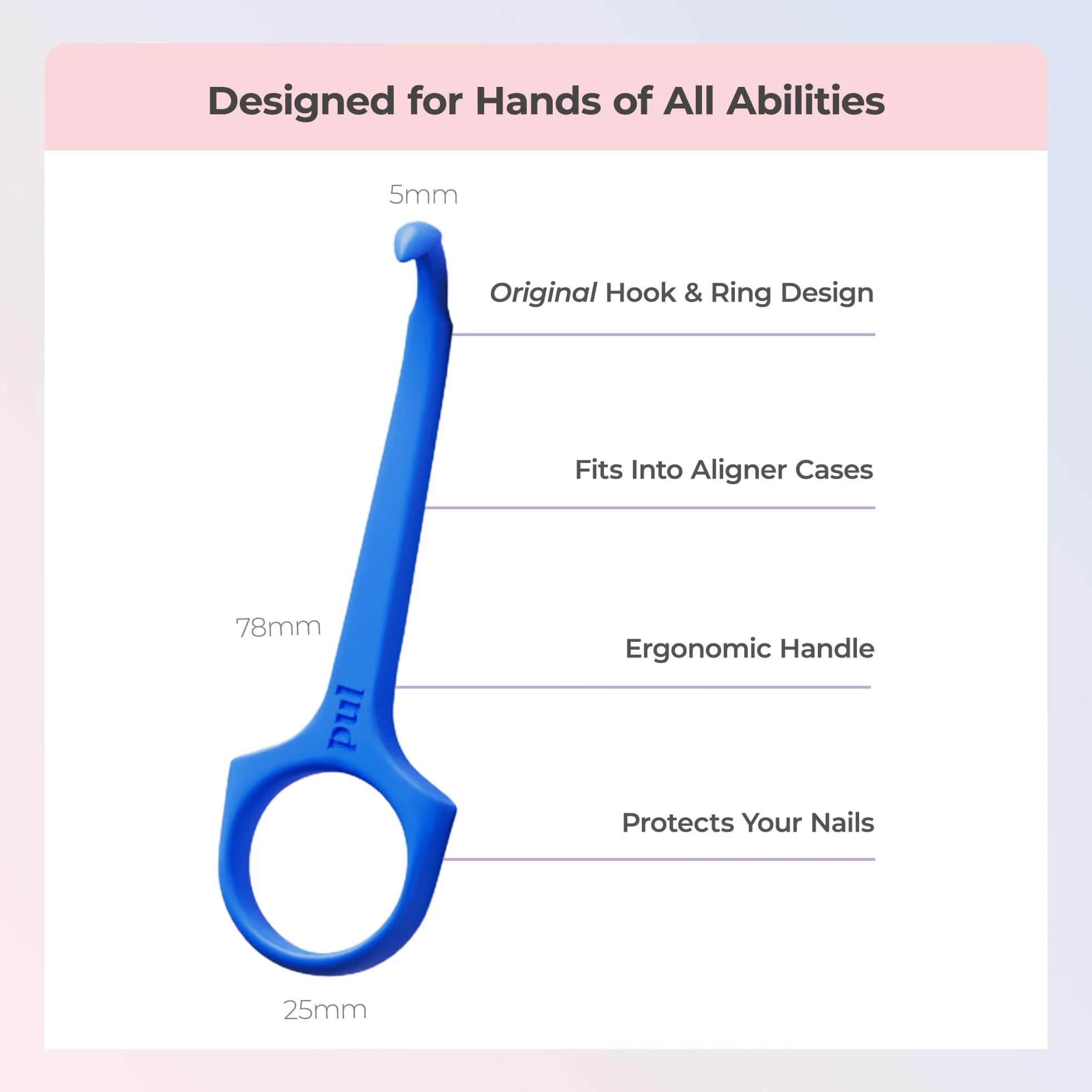 Clear Aligner narzędzie do usuwania invisalign by PULTOOL – narzędzie do usuwania bezpośredniego klubu – niewidoczny przyrząd do usuwania wyrównywców – narzędzie invisalign– invisalign– invisalign haczyk – 3 opakowania