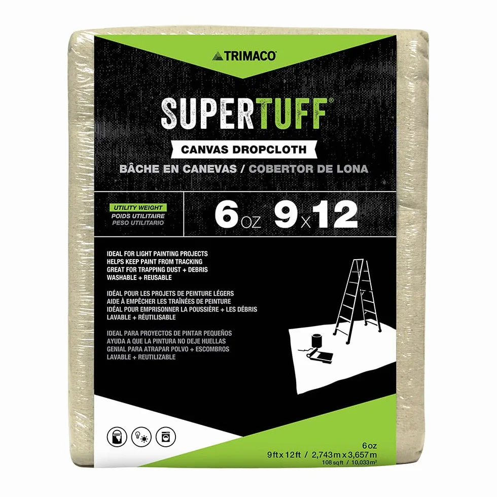 Trimaco Supertuff 39128 Płótno, Beżowy, 2,7 m x 3,7 m