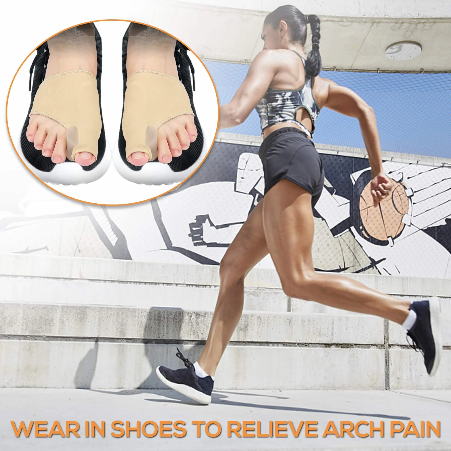 1 para Bunion Corrector Gel Bunion Pads Klamra Bunion Big Toe Separator do Big Toe Joint Pain
