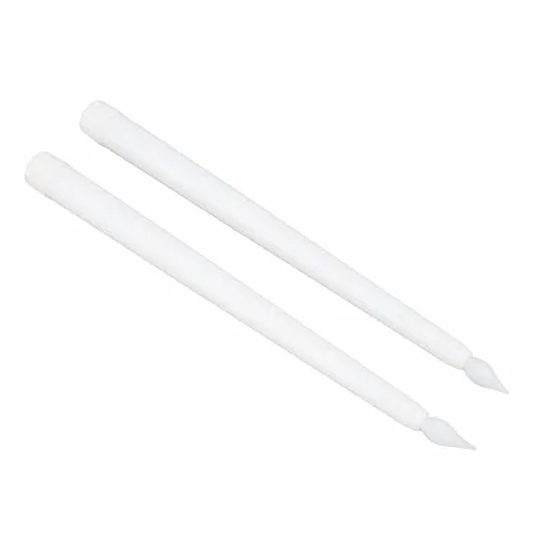 Świece LED 13 szt. Świece LED Bezdymne Bezpłomieniowe Bezpieczne, Przyjazne dla środowiska Ciepłe światło Elektryczna świeca Stożkowa LED (WHITE)