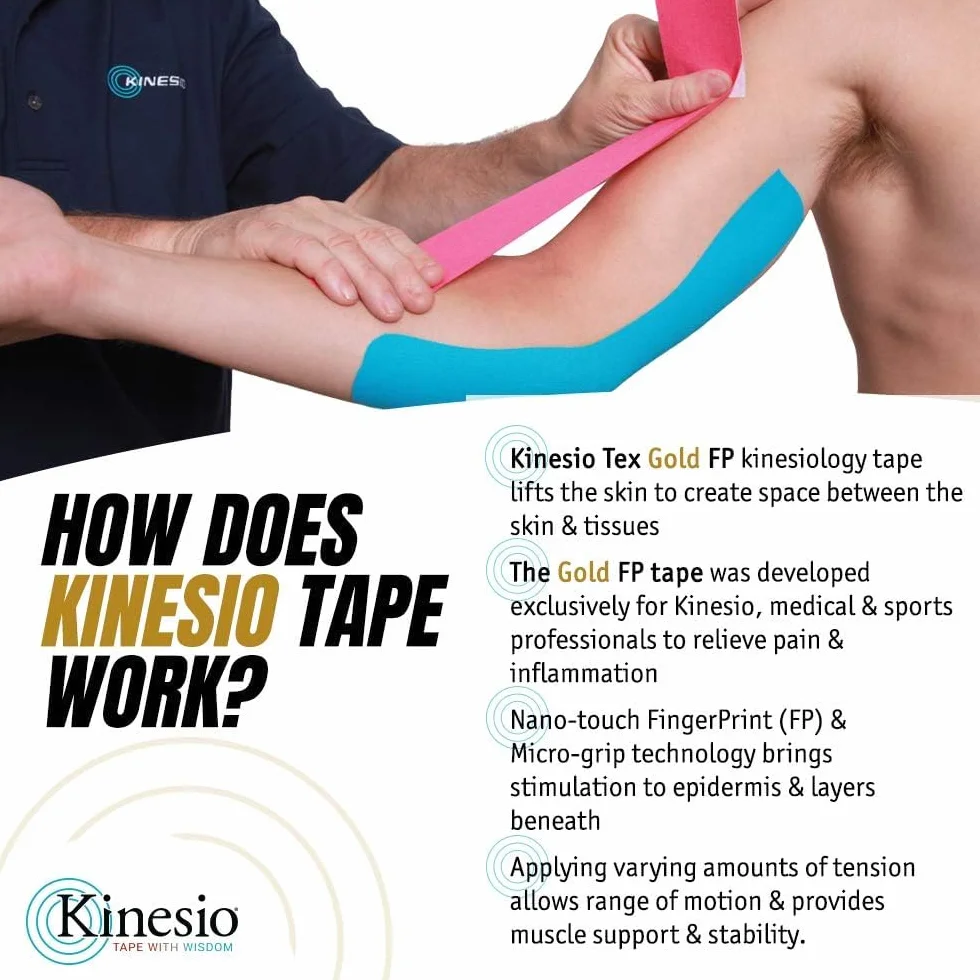 Kinesio Rolka taśmy FP - BEŻOWY, 5 m x 5 cm