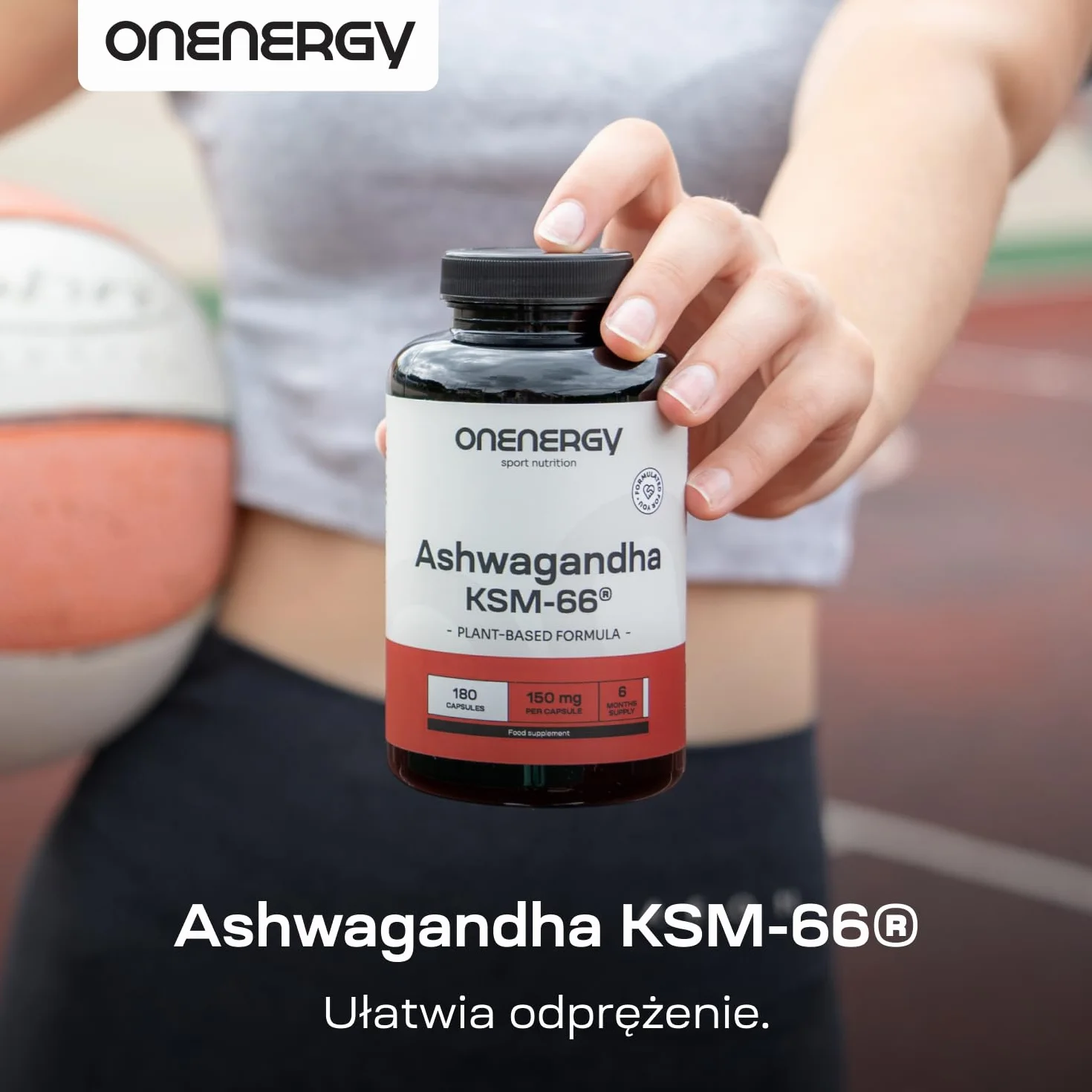 Ashwagandha KSM-66 – 180 Kapsułek Roślinnych – Withania somnifera – Wysoko Skoncentrowany Produkt – Królowa Ajurvedy – 6-miesięczny Zapas – Wsparcie Ciała i Umysłu