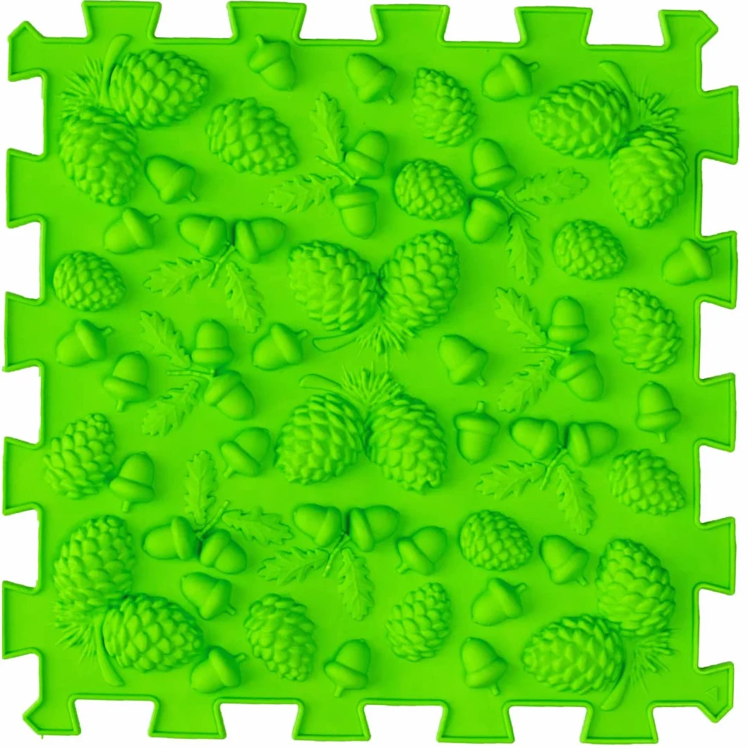 Mata sensoryczna ortopedyczna do masażu stóp Puzzle Mix 8 elementów