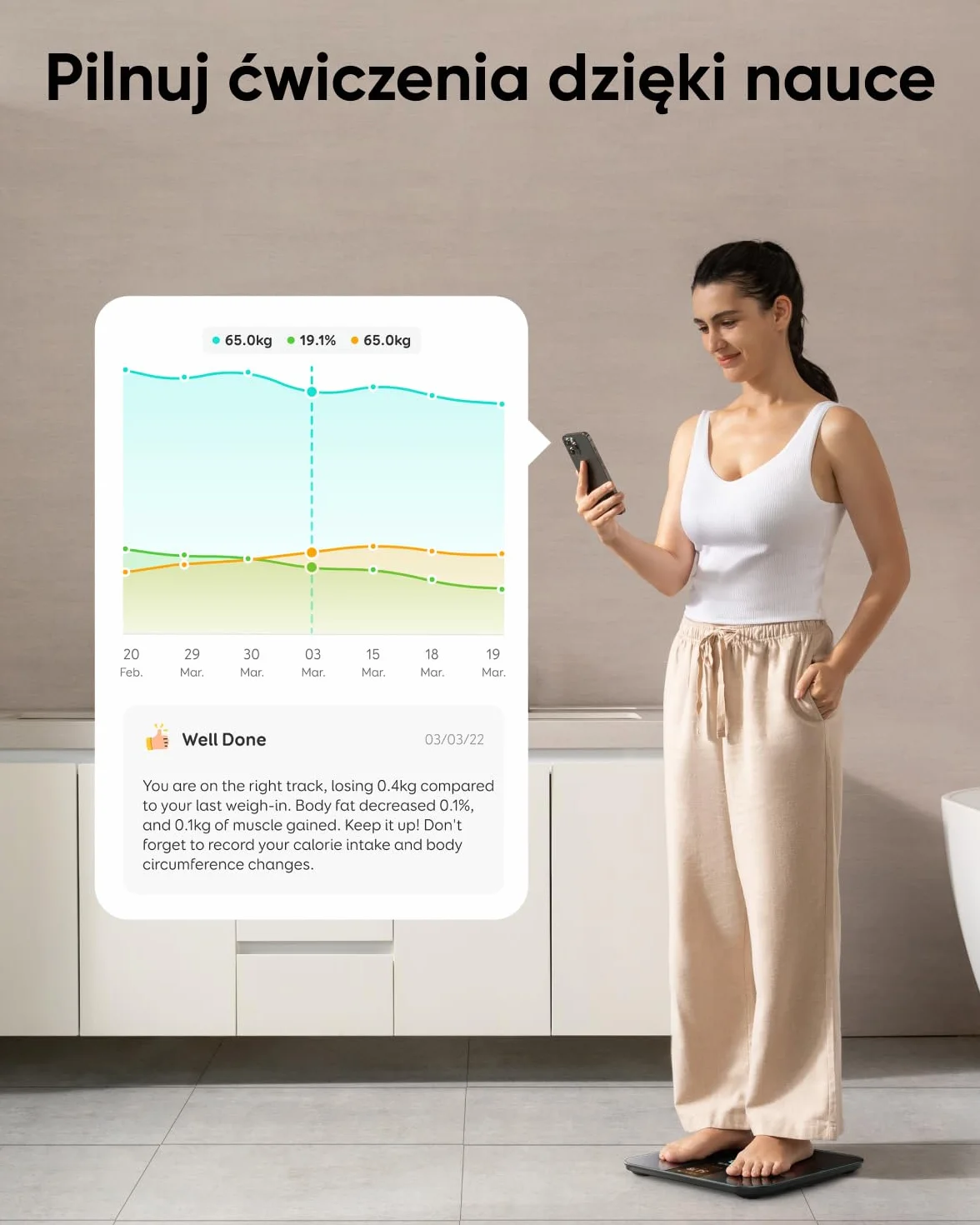 Inteligentna waga P3 Wifi Fittrack firmy eufy, inteligentna analiza, waga Bluetooth, wsparcie emotikonami, waga cyfrowa z 16 pomiarami, z tętnem, trybem wirtualnego ciała 3D, BMI, multitrybami