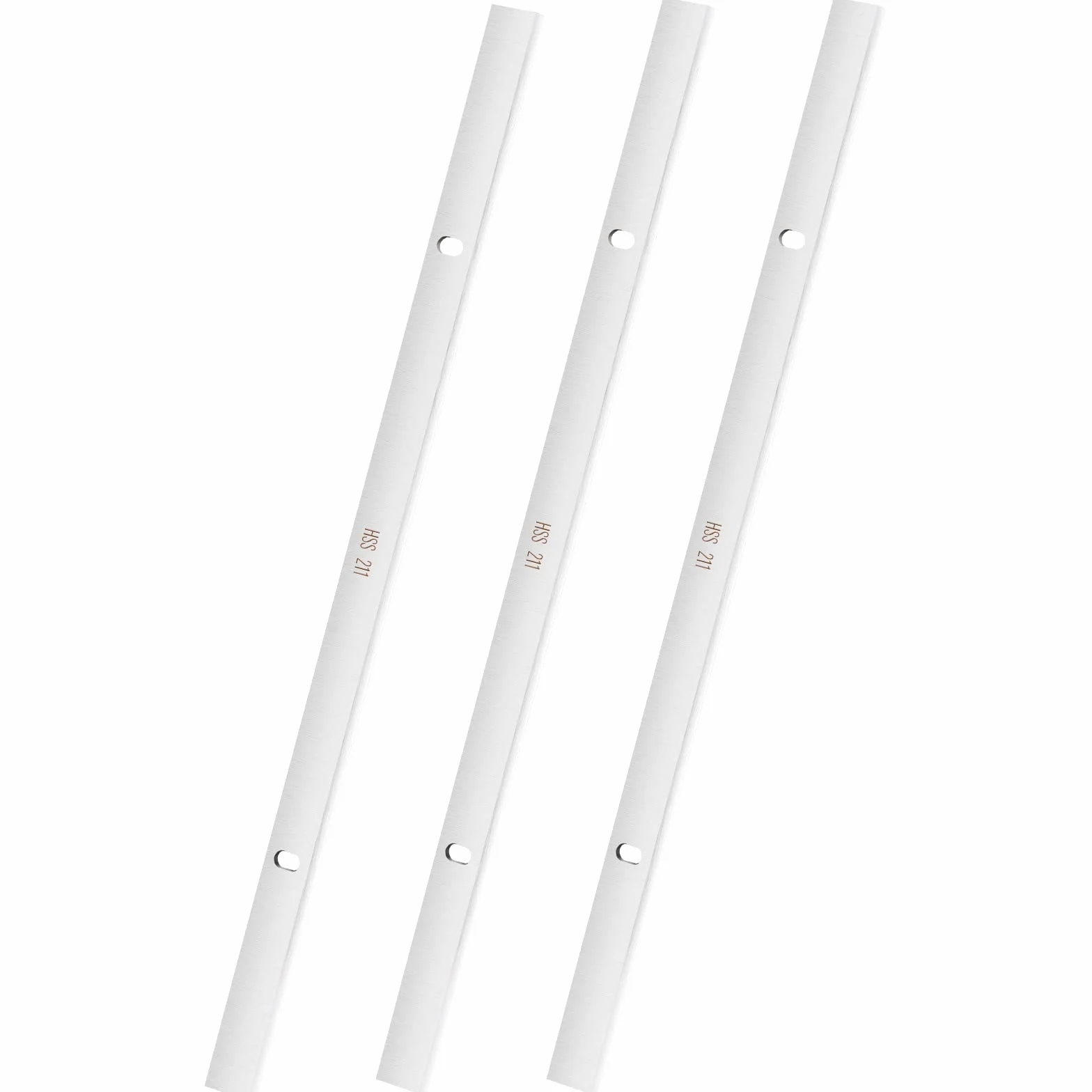 VEVOR Ostrza strugarskie HSS 33 cm 3 SZTUK Wymienne noże do strugarki grubościowej Szybka stal o grubości 2 mm Twardość HRC55-60 Wygodne otwory montażowe do stolarki DIY Wood Home Industries
