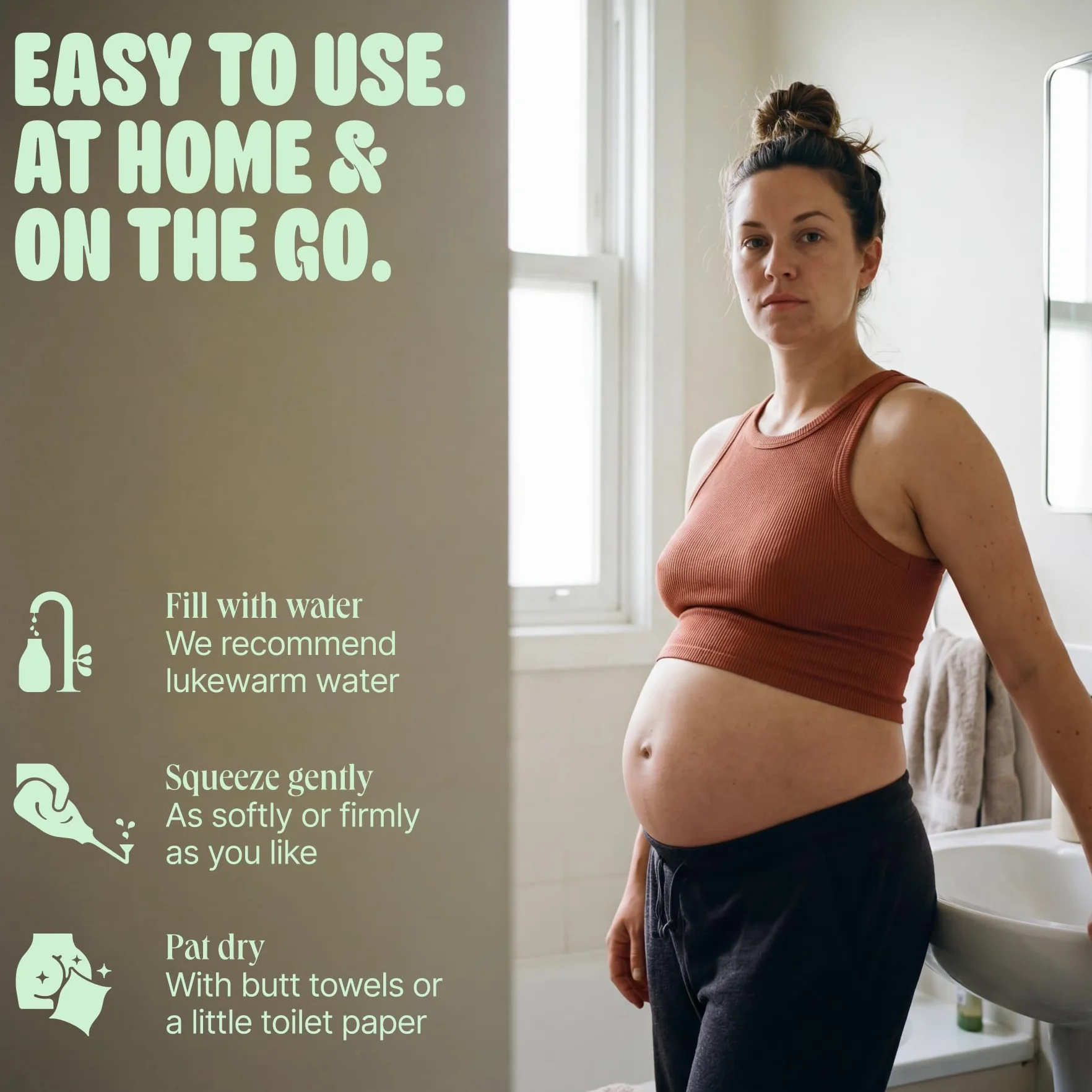 Prysznic Intymny 3.0 – Przenośny Bidet Podróżny, Ekologiczny, Nowa Głowica, Zastępuje Chusteczki, Oszczędza Papier, Bez BPA