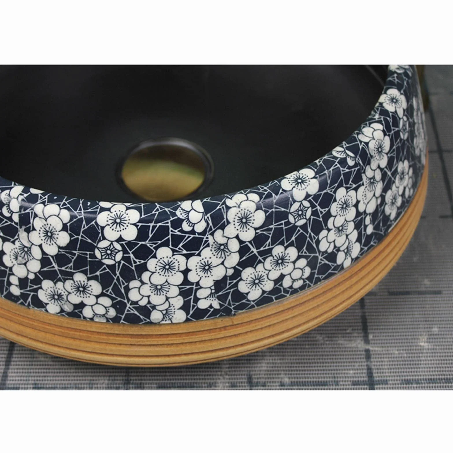 Umywalka Łazienkowa Okrągła Umywalka Nablatowa Porcelanowa Ceramiczna Umywalka Nablatowa Umywalka Artystyczna Umywalka Łazienkowa