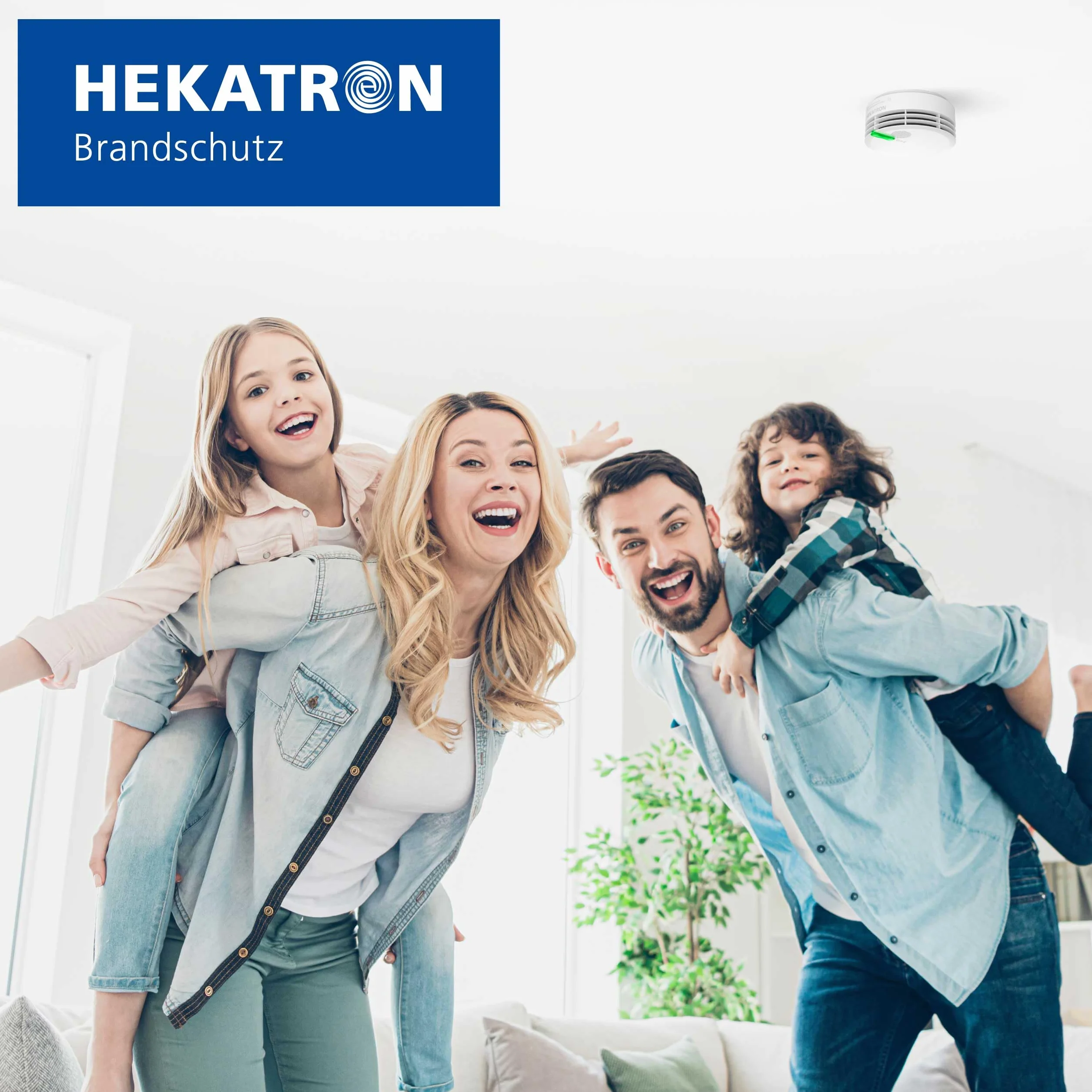 Hekatron Rauchmelder Genius PLUS X Edition 2021 funk-vernetzbarer Brandmelder Rauchwarnmelder 10 Jahre-Batterie LED mehrfarbig App-Unterstützt Amazon Exclusive 1 Stück