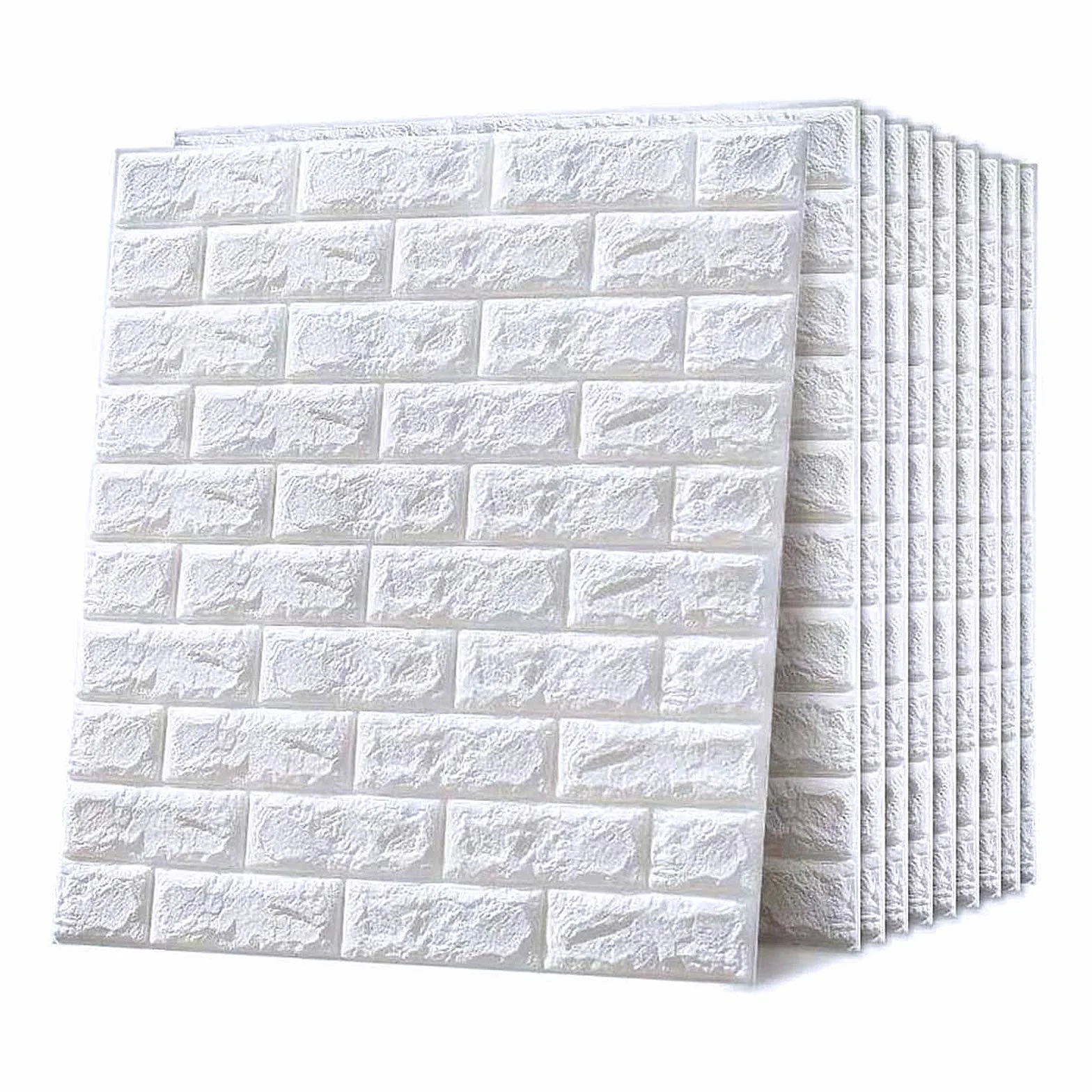 10 sztuk tapety 3D cegły biały 70 x 77 cm panele ścienne nowoczesne wodoodporne PE pianki ścienne dekoracyjne panel do kuchni łazienka salon salon salon TV tło