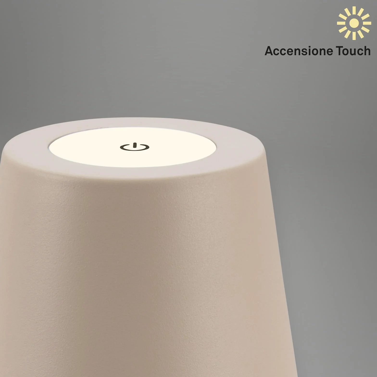 BRILONER - Lampa stołowa LED bezprzewodowa, ściemniana, regulowana wysokość, lampka nocna i do czytania, akumulatorowa, 36x10,5 cm, beżowy – praktyczne i eleganckie światło