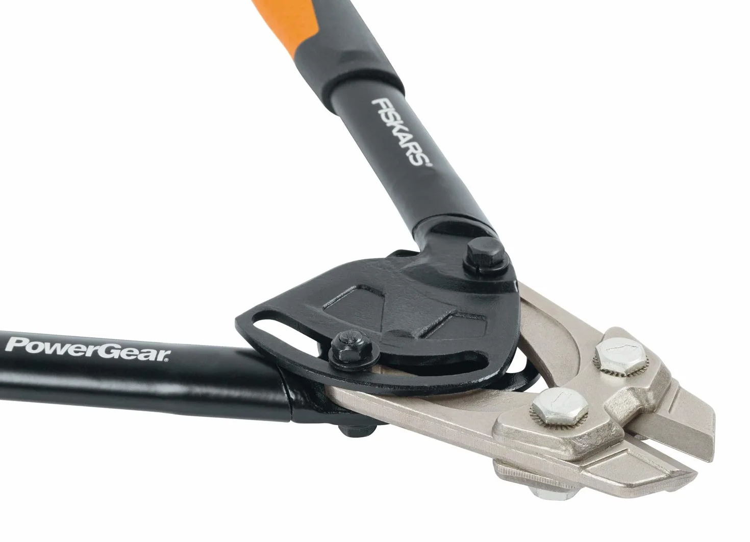 Fiskars Nożyce do cięcia prętów Fiskars, Do 30% większa moc, Długość: 36 cm, Stal/ tworzywo, Czarno-pomarańczowe, PowerGear, 1027213