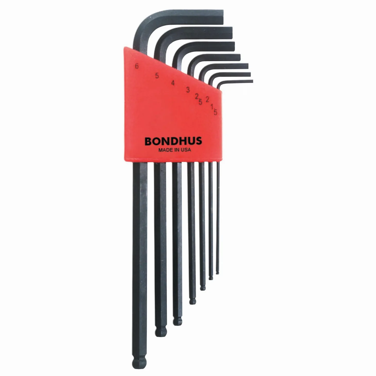 BONDHUS, BLX7MM BALLEND HEX zestaw kluczy 1,5 mm - 6 mm, 10992
