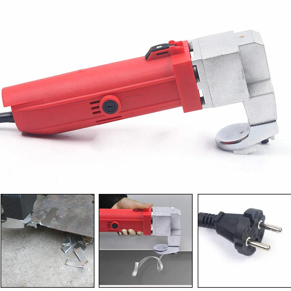 Elektryczne nożyce do blachy, nożyce do metalu, nożyce do blachy 2,5 mm, elektryczne nożyce do blachy