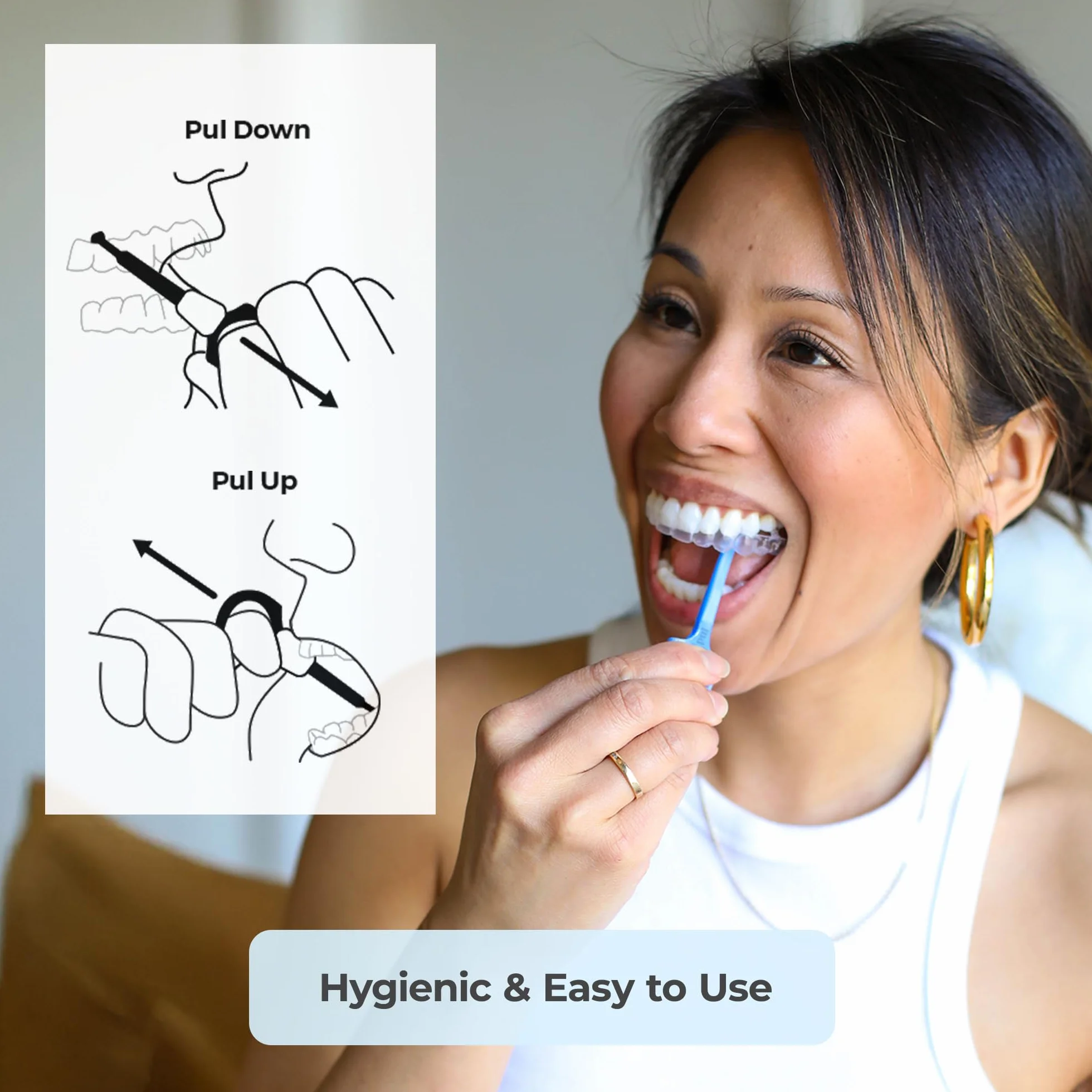 Clear Aligner narzędzie do usuwania invisalign by PULTOOL – narzędzie do usuwania bezpośredniego klubu – niewidoczny przyrząd do usuwania wyrównywców – narzędzie invisalign– invisalign– invisalign haczyk – 3 opakowania