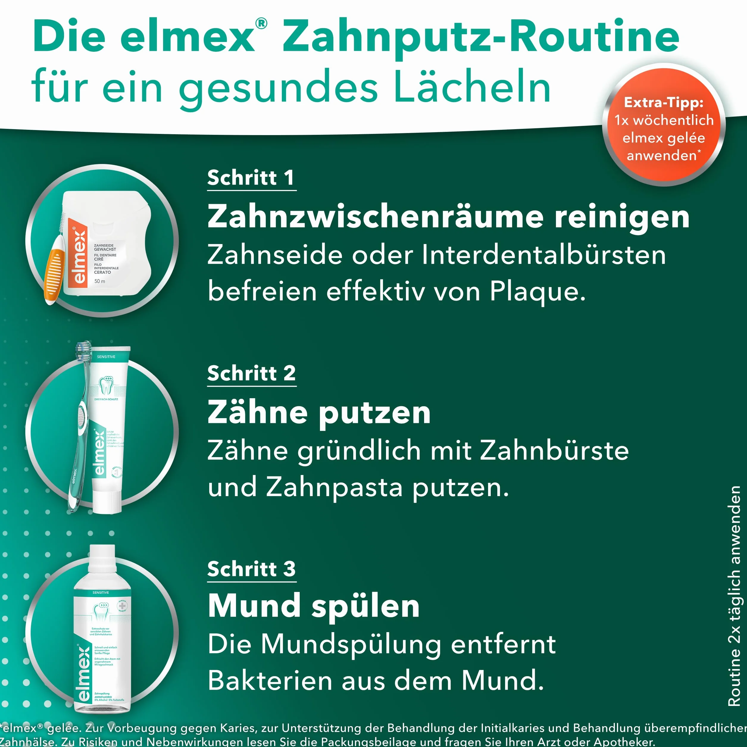 elmex Odżywka do ust Sensitive 400 ml – płyn do płukania jamy ustnej dla dodatkowej ochrony przed wrażliwymi na ból zębami i próchnicą zębów – do codziennego czyszczenia zębów bez alkoholu o smaku