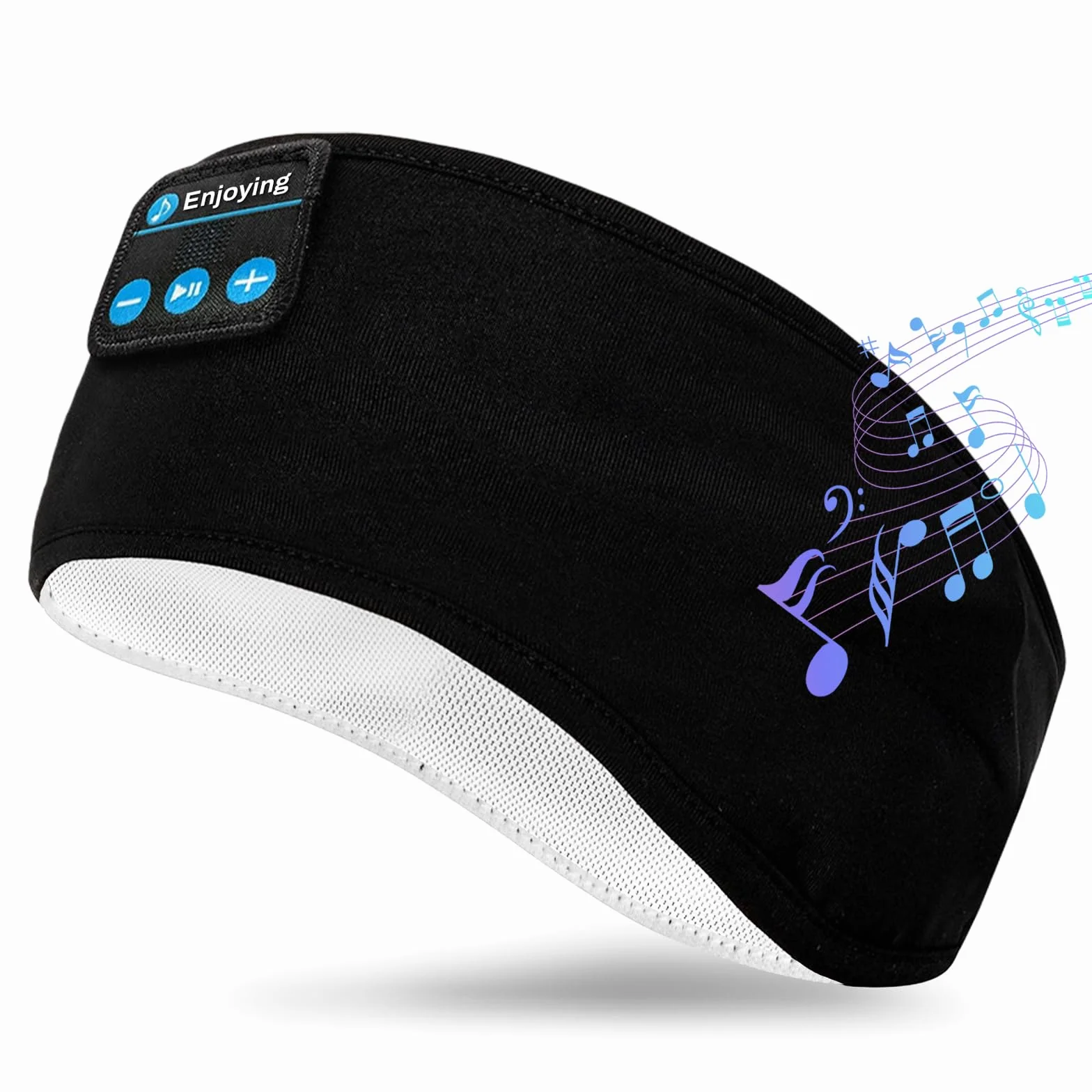 flintronic Słuchawki do spania bezprzewodowe Bluetooth z ultracienkimi głośnikami stereo HD sportowe opaska