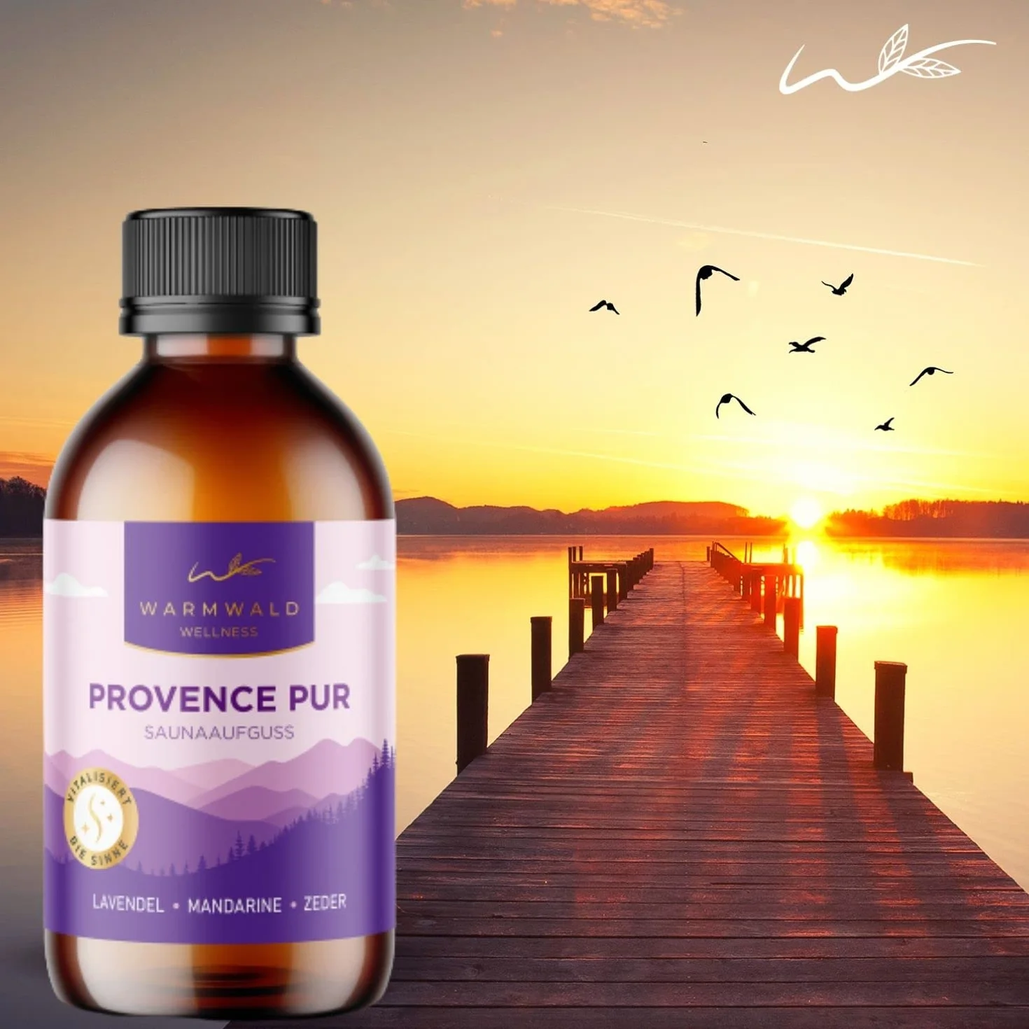 Napar do sauny – środek do zaparzania sauny z naturalnymi olejkami eterycznymi – olejek do sauny – zapach do sauny (ciepły las – 2 x 100 ml)