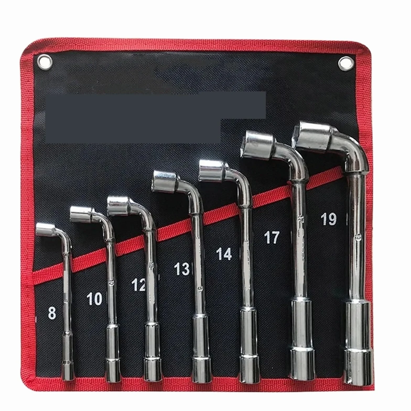 Telescopic Ratchet 7 szt. Klucz nasadowy kątowy typu L z otworem przelotowym Zestaw kluczy do naprawy rur grzechotką samochodową mały klucz dynamometryczny