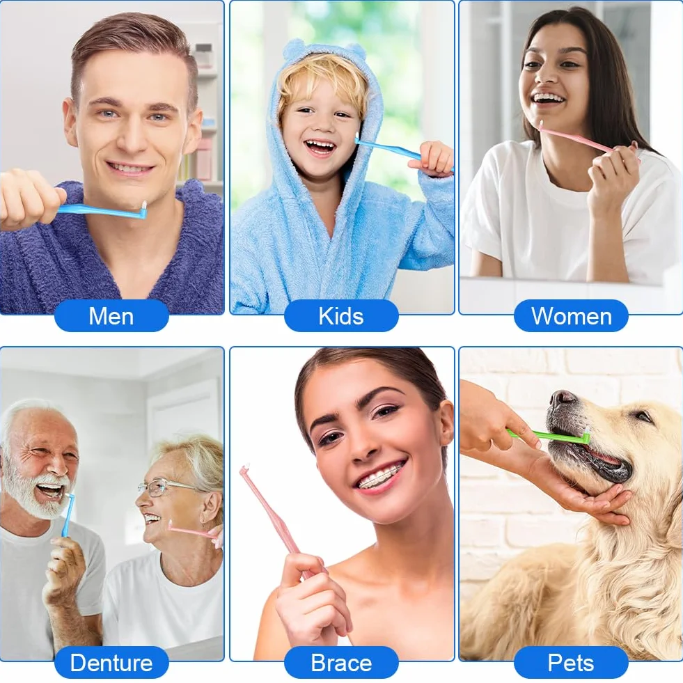 ACWOO 8 sztuk Szczoteczki Do Zębów Tuft, Szczoteczki Do Zębów Szczoteczka Szczoteczka Do Zębów Pojedyncza Tuft, Szczoteczka Do Zębów Międzyprzestrzenna