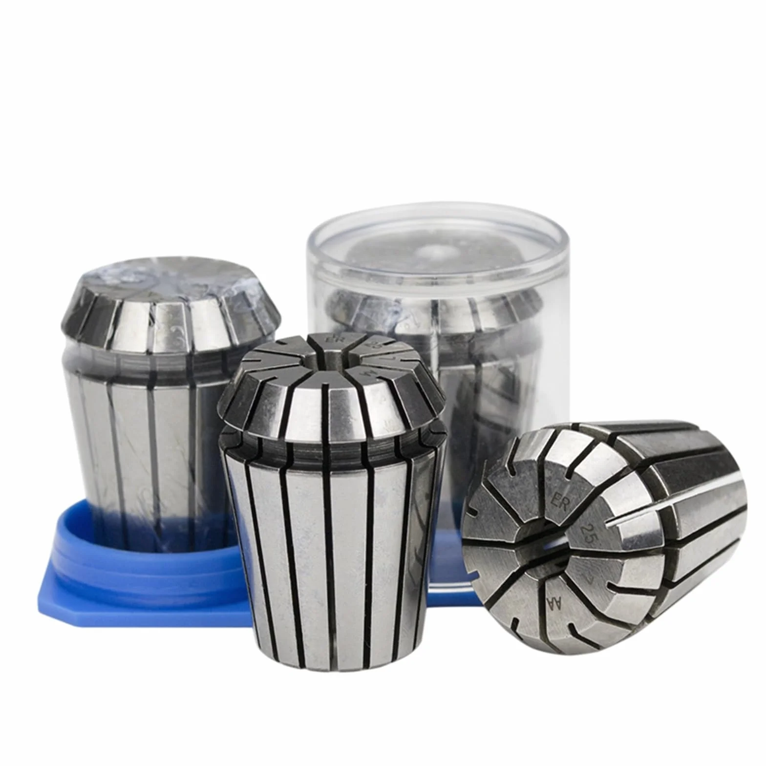 1/5 szt. ER25 ER32 0,008 1MM 7,5MM 16MM 20MM tuleja zaciskowa sprężynowa o wysokiej precyzji zestaw tulei zaciskowych do maszyny do grawerowania CNC tokarka frezarka narzędzie(5PCS,ER32-17)