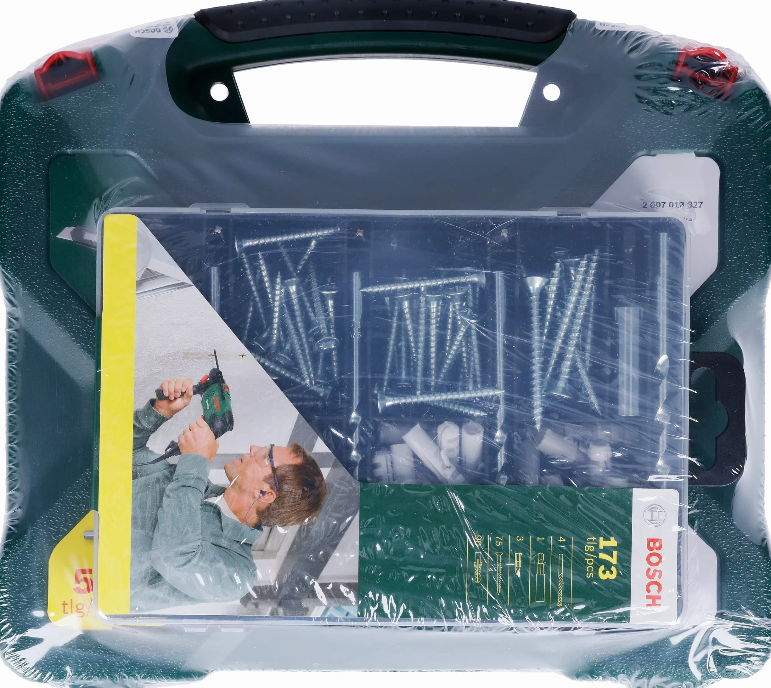 Bosch 2607017523 Zestaw Akcesoriów, Srebrny/Złoty, 9 x 230 x 255 mm