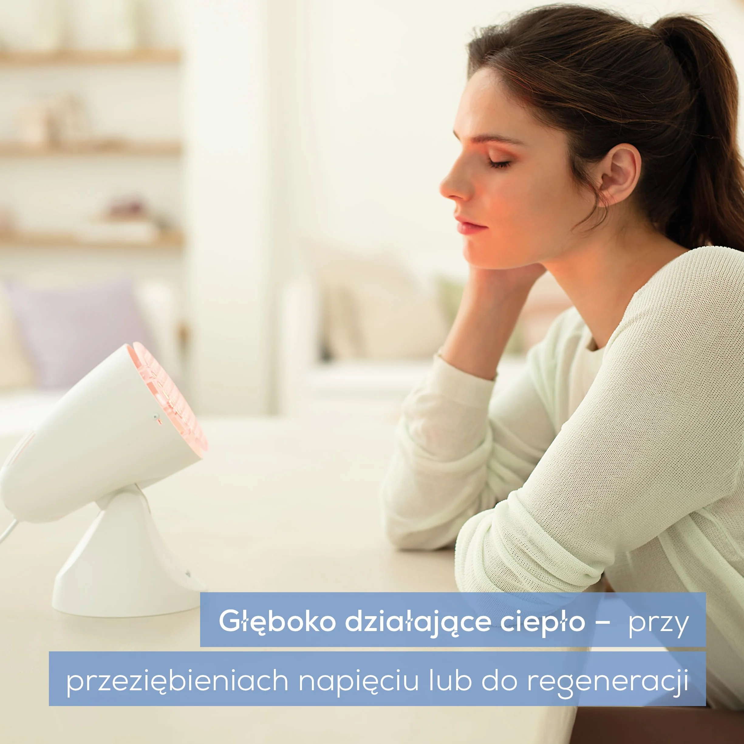 Beurer IL 11 Lampa na podczerwień z kratką ochronną, urządzenie medyczne, 5 poziomów nachylenia, okulary ochronne, biały