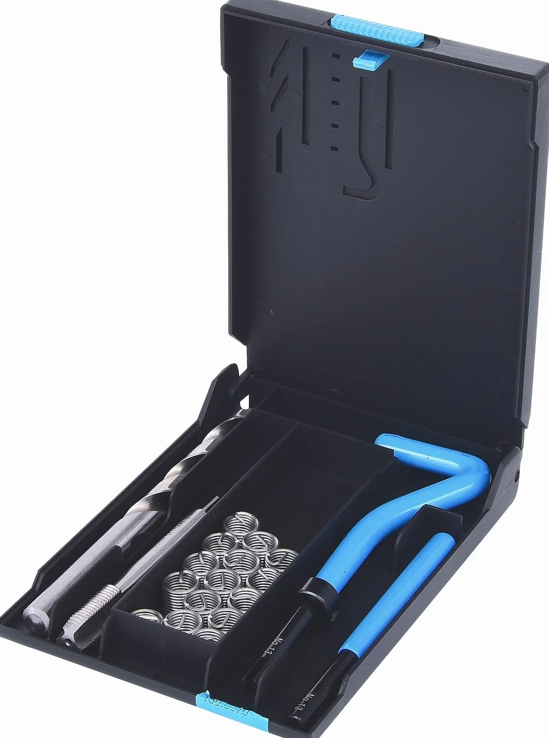 KS Tools 150.6070 Zest do naprawy gwintów ze stali nierdzM10 x 1,25 x 13,8 mm, 19-szt