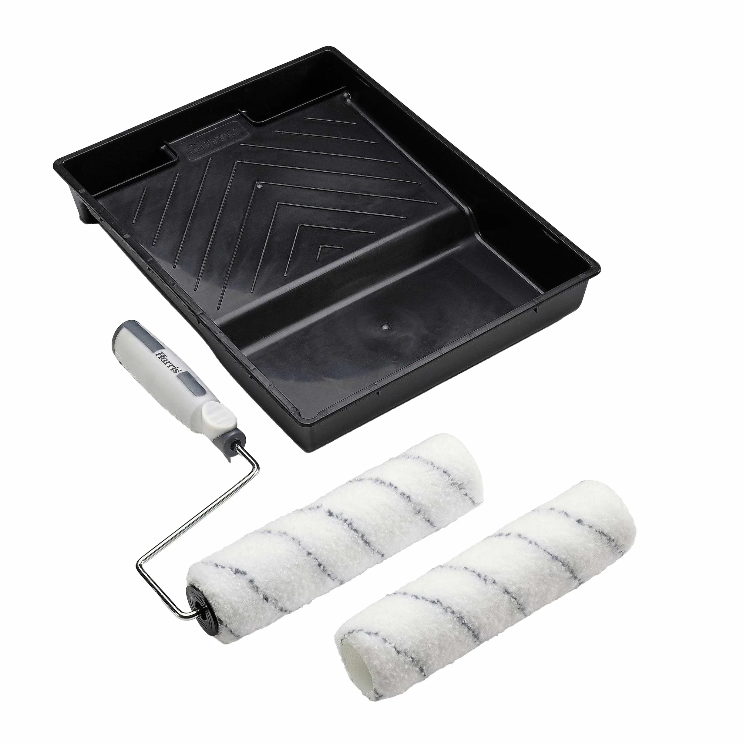 Harris 102012006 serio dobre ściany i sufity podwójny zestaw rolek 23 cm, taca, 1 x 9 rama, 2 x średnie runo