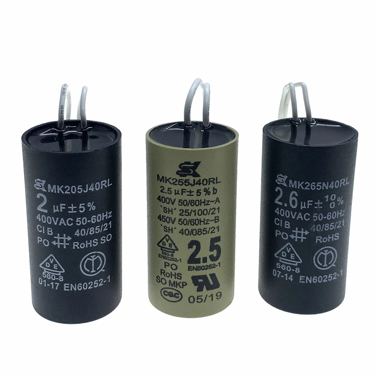 HWEIH Część kotła gazowego Pompa cyrkulacyjna wody Kondensator MK205J40RL MK255J40RL 2,0 uF 2,5 uF(MK265N40RL 2.6uF)