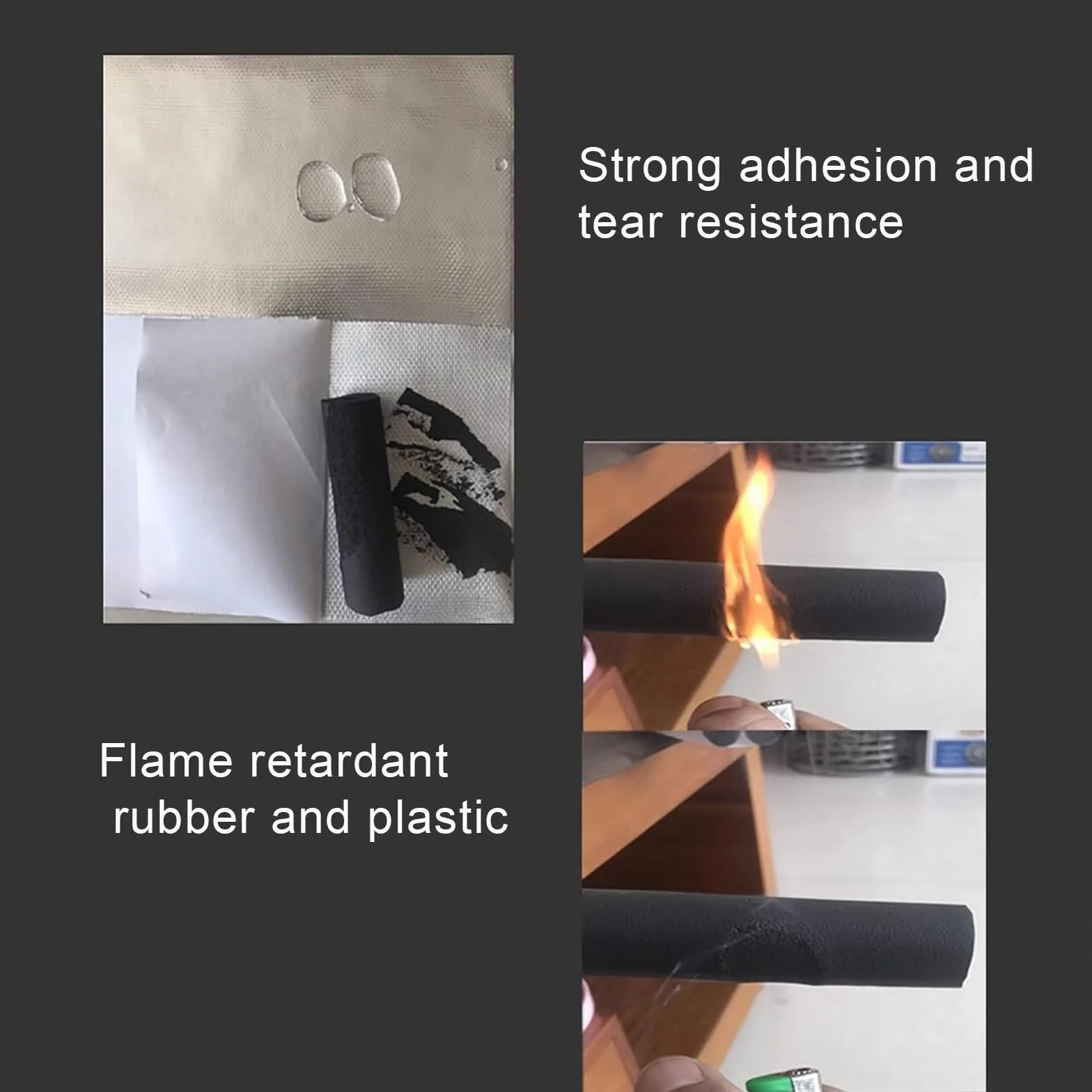Pipe Insulation, pipe Sleeve Insulation Cotton, Self-adhesive pipe Wrapped foam pipe, Suitable for Air Conditioner Outdoor pipe, solar Water Heater Pipe(10 * 16mm/0.4 * 0.6in)