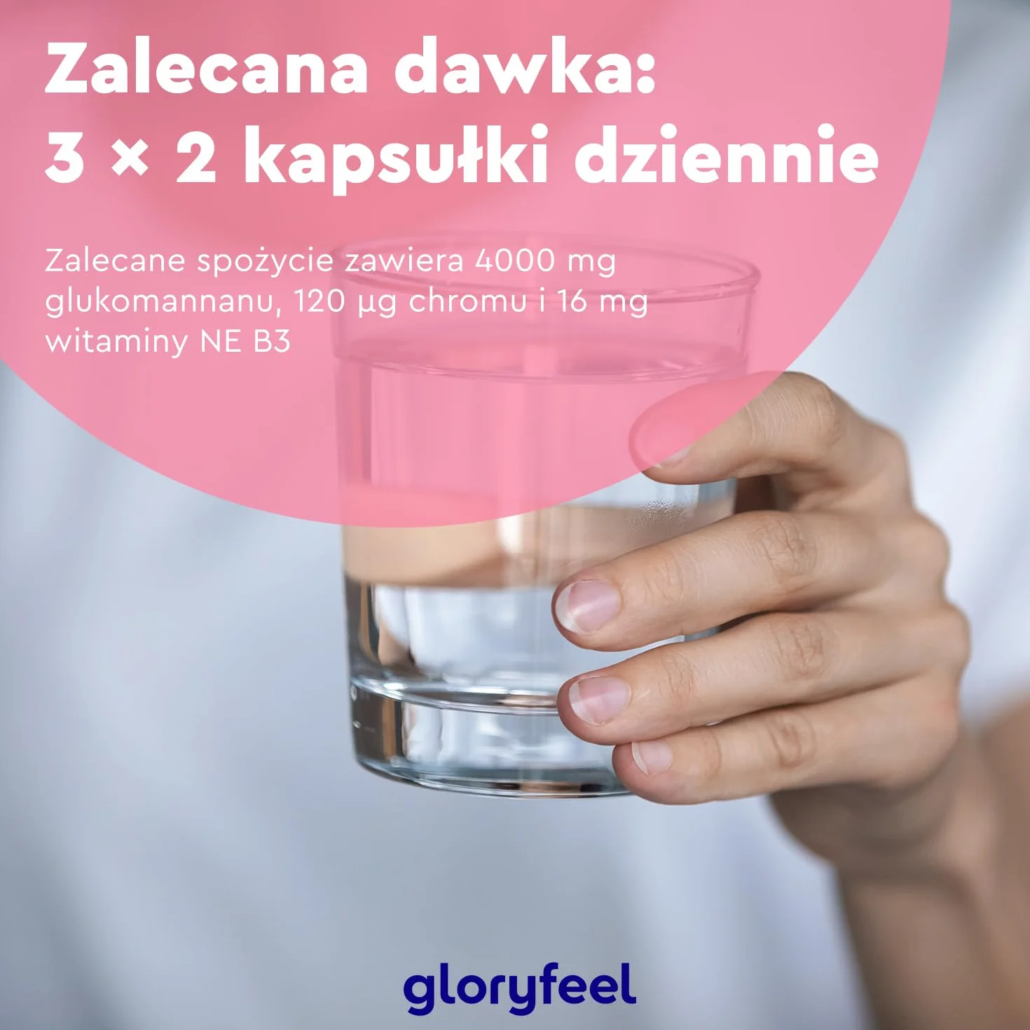 Glukomannan 4000 mg 240 kapsułek z niacyną i chromem Korzeń Konjac odchudzanie wegańskie