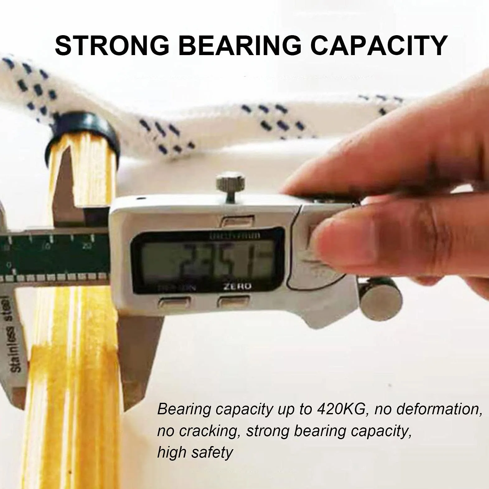 Drabina Linowa Ewakuacyjna 3M 10Ft Antypoślizgowe Szczeble Sphooks Ratunkowa