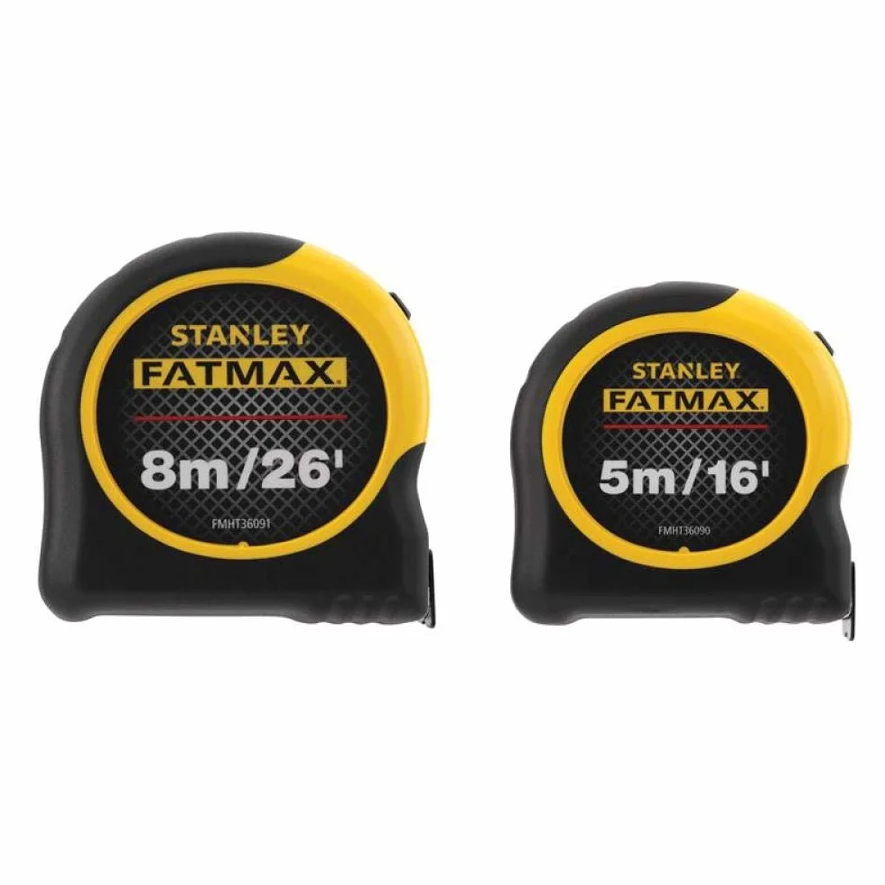 Stanley STA081745 FatMax klasyczna taśma dwupak 5 m i 8 m (szerokość 32 mm) 5