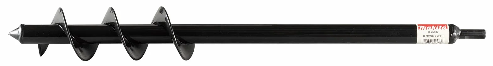 Makita D-75437 wiertło ślimakowe do ziemi, 70 x 600 mm