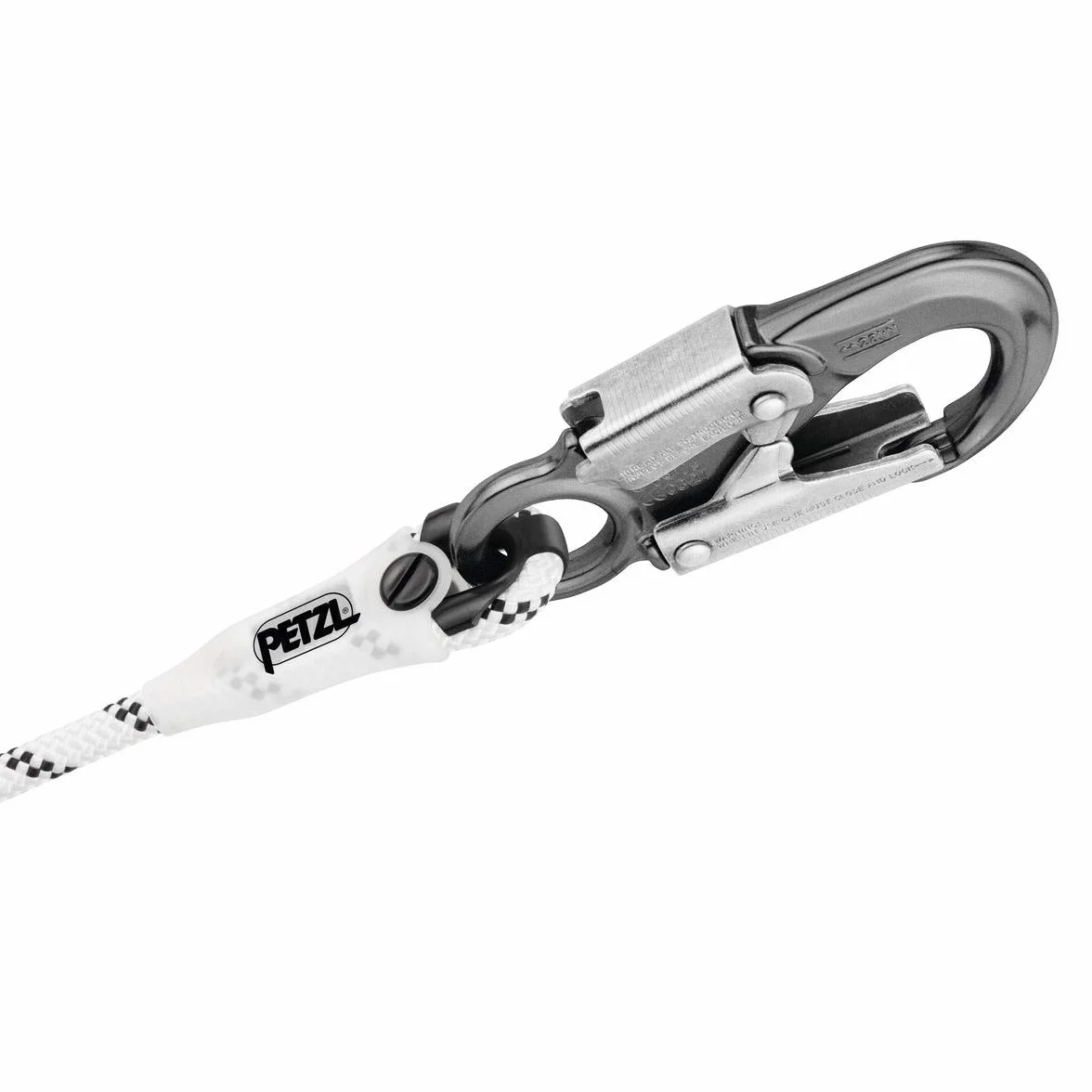 Petzl Unisex's Grillon hak wersja międzynarodowa akcesoria do wspinaczki, biały/żółty, UNI