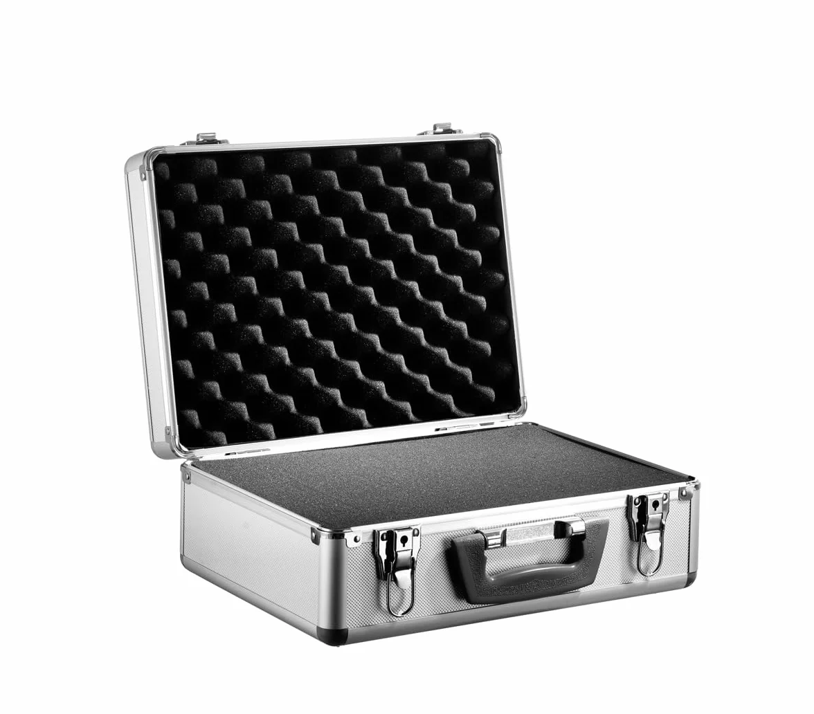 Aluminiowa walizka oświetleniowa premium PB3 z konfigurowalną wkładką piankową – trwałe, lekkie i bezpieczne rozwiązanie do przechowywania sprzętu, narzędzi i akcesoriów