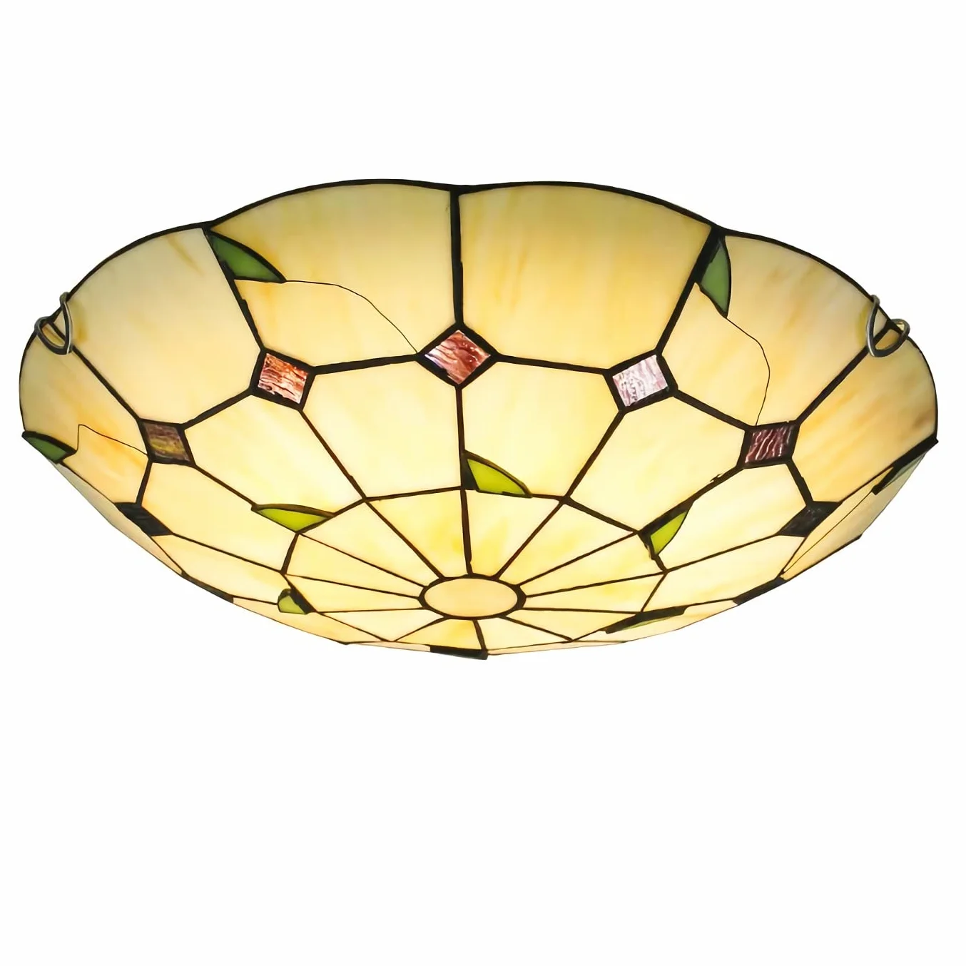 Oświetlenie sufitowe żyrandole ściemniane szkło LED lampa podtynkowa E26 żarówka vintage liście wisiorek wiszący do sypialni salonu przedpokoju łazienki 30 cm (40 cm A)
