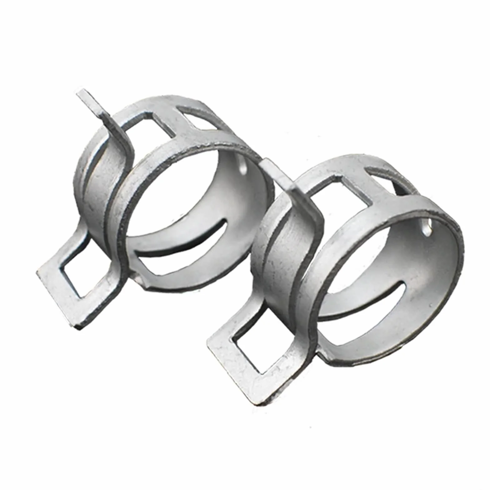 10 szt. Ocynkowane opaski do węży - Regulowane obejmy przewodu paliwowego do rur wodnych Obręcze do mocowania przewodu powietrznego (7 mm ~ 53 mm)(M39)