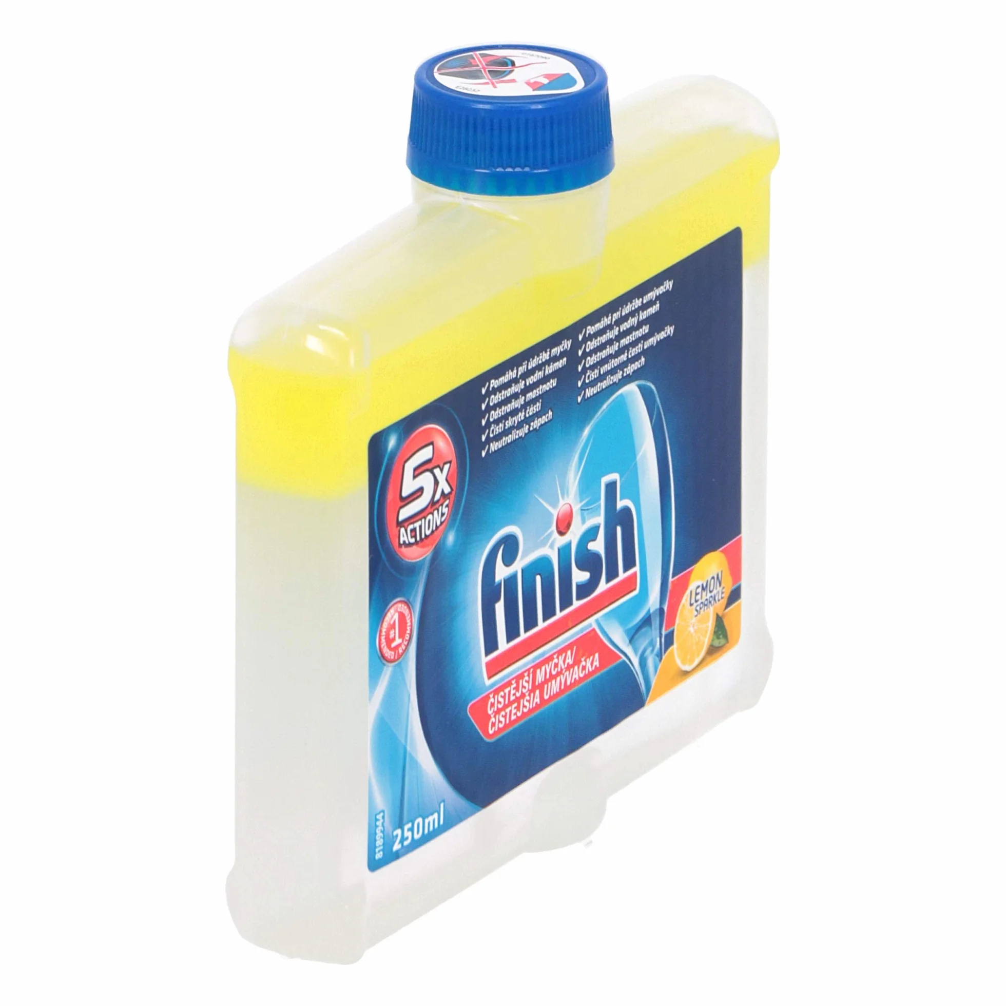 FINISH Lemon płyn do czyszczenia zmywarki, 250 ml