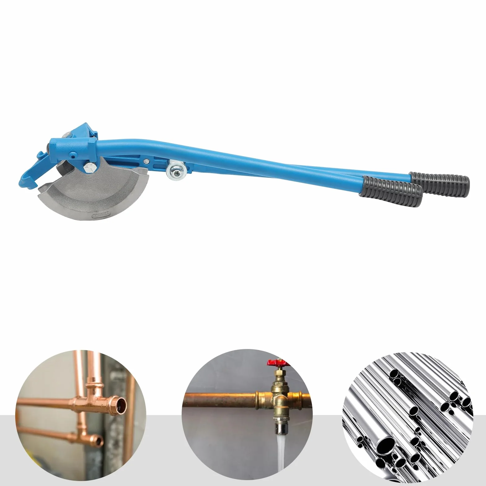 Giętarka do rur 0-90°, ręczna giętarka do rur 15/22 mm, narzędzie do gięcia rur miedzianych, rur aluminiowych, rur żelaznych i ze stali nierdzewnej